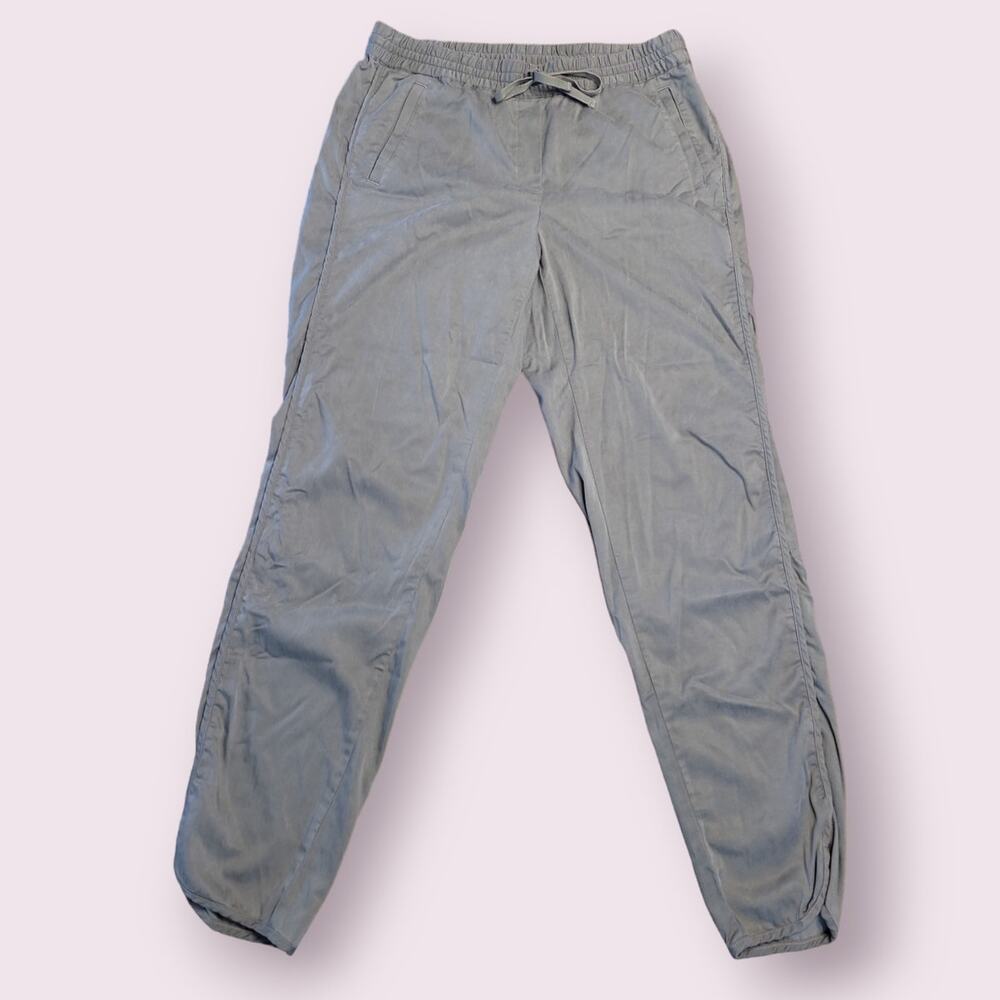 J. Jill Pull On Pants S Sage Green Lyocell Tapered Casual Pockets EUC